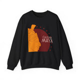 Maya Culture Profile Portrait Unisex Sweatshirt