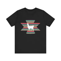 Andean Llama Fiesta Illustration Unisex T-Shirt
