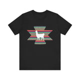 Andean Llama Fiesta Illustration Unisex T-Shirt