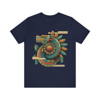 Feathered Serpent Sun Spiral Unisex T-Shirt