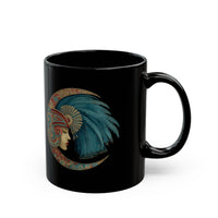 Mama Killa Moon Empress Tribal Crescent Black Mug