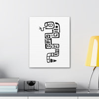 Serpent Mayan Animal Canvas