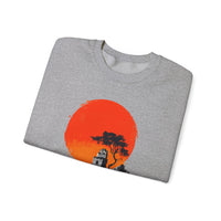 Tikal Sunset Temple Minimalist Art Unisex Sweatshirt