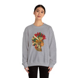 Aztec Warrior Head Illustration Unisex Sweatshirt