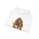 Pixel Art Mayan Jaguar Warrior Unisex Hoodie