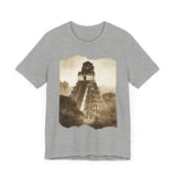 Vintage Tikal Jungle Temple Sepia Print Unisex T-Shirt