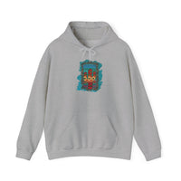 Glitter Serape Cactus on Leopard Burst Illustration Unisex Hoodie