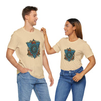 Wild Aztec Turquoise Amulet Illustration Unisex T-Shirt