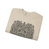 Mythic Mayan God Symbol Unisex Sweatshirt