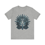 Aztec Warrior Duel Obsidian Glyph Style Unisex T-Shirt