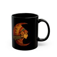 Mama Killa Crescent Headdress Inca Style Black Mug