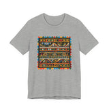Pre-Columbian Tribal Stripe Pattern Unisex T-Shirt
