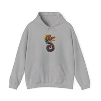 Aztec Serpent God Quetzalcoatl Modern Tribal Style Unisex Hoodie