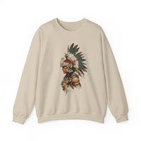 Watercolor Tribal Aztec Warrior Unisex Sweatshirt