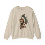 Watercolor Tribal Aztec Warrior Unisex Sweatshirt