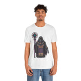 Cyber Temple Techno Priest Pixel Art Unisex T-Shirt