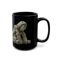 Ancient Andes Stone Colossus Graphic Black Mug