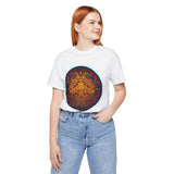 Neon Aztec Calendar Unisex T-Shirt
