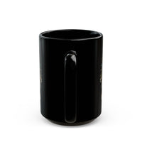 Watercolor Tribal Aztec Warrior Black Mug