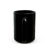 Watercolor Tribal Aztec Warrior Black Mug