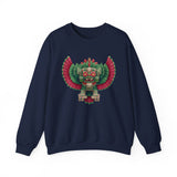 Ancient Pixel Boss Quetzalcoatl Retro Sprite Unisex Sweatshirt