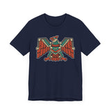 Aztec Solar Eagle Emblem Illustration Unisex T-Shirt