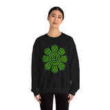 Aztec Plant Spiral Symbol Unisex Sweatshirt