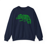 Mesoamerican Chameleon Symbol Unisex Sweatshirt