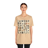Mayan Petroglyph Stamped Texture Unisex T-Shirt
