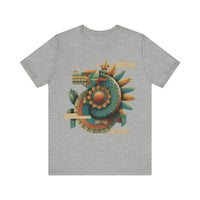 Feathered Serpent Sun Spiral Unisex T-Shirt