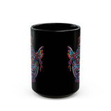 Indigenous Ceramic Vase Art Black Mug