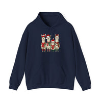 Inca Christmas Llama Family from the Andes Unisex Hoodie