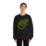 Mayan Aztec Totem Symbol of Iguana Unisex Sweatshirt