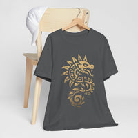 Quetzalcoatl Spiral Serpent Tribal Glyph Unisex T-Shirt