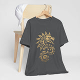 Quetzalcoatl Spiral Serpent Tribal Glyph Unisex T-Shirt