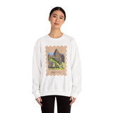 Stamp Machu Picchu Peru Unisex Sweatshirt