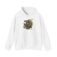 Feathered Serpent Sun Spiral Unisex Hoodie