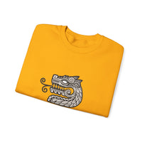 Modern Quetzalcóatl Serpent Head Logo Design Unisex Sweatshirt