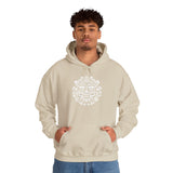 Andean Dual God Symmetry Tribal Glyph Style Unisex Hoodie