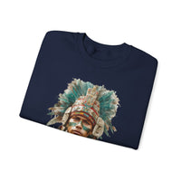 Maya Warrior Watercolor Portrait Unisex Hoodie