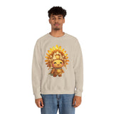 Chibi Inti Inca Sun God Cartoon Style Unisex Sweatshirt