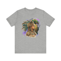 Aztec Quetzalcoatl Priestess Under Moon Unisex T-Shirt