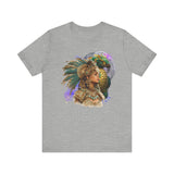 Aztec Quetzalcoatl Priestess Under Moon Unisex T-Shirt