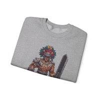 Obsidian Blade Fighter Pixel Art Unisex Sweatshirt
