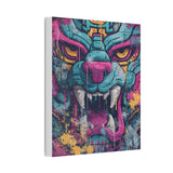 Mayan Urban Jungle Jaguar Art Canvas