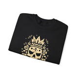 Ah Puch Skull Crown Mayan Glyph Style Unisex Sweatshirt