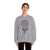 Shadow Phoenix Tribal Emblem Illustration Unisex Sweatshirt