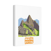 Illustration of Machu Picchu Canvas