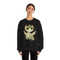 Chibi Quetzalcoatl Feathered Serpent Unisex Sweatshirt