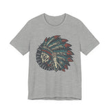 Vintage Native American Headdress Graphic Unisex T-Shirt